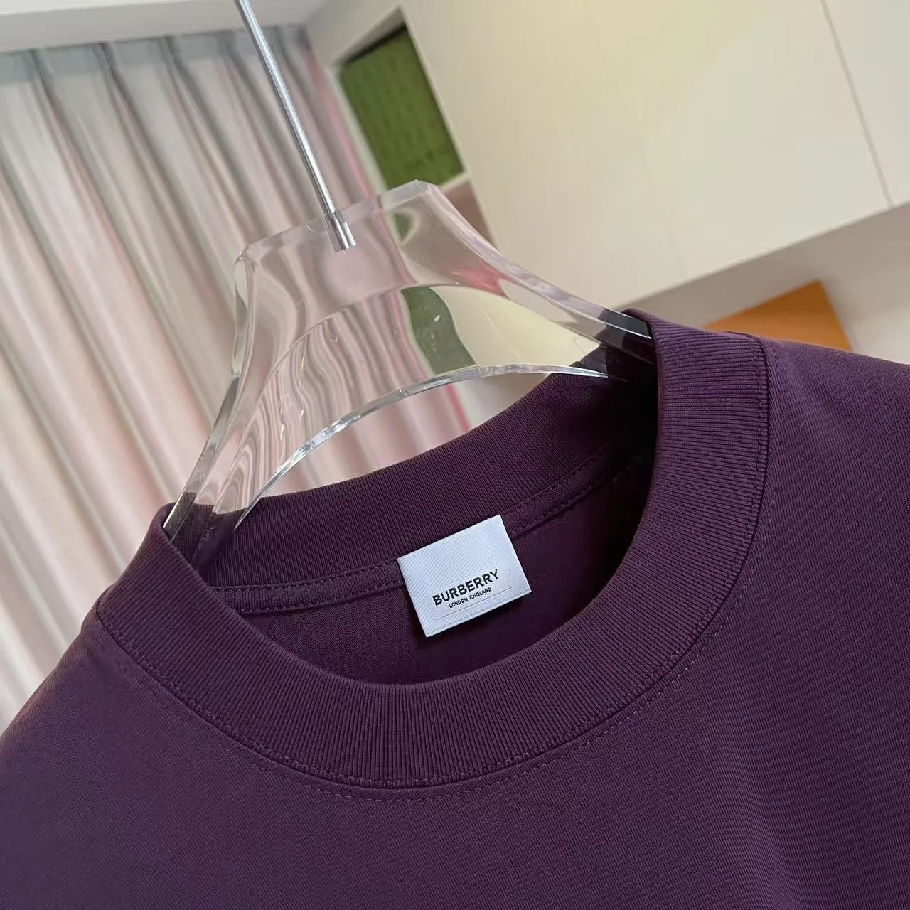 BUR 2026 New Arrival logo 300g t Same Style Size：S M L XL XXL ：Black White Green Purple